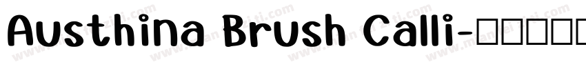 Austhina Brush Calli字体转换